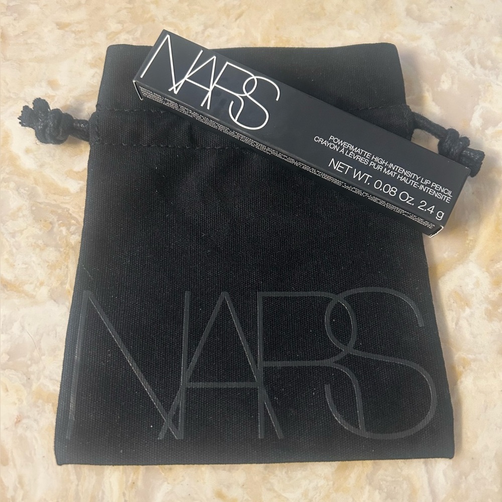 NARS-Viva Las Vegas 179 Powermatte Lip Pencil Crayon & Duster Bag